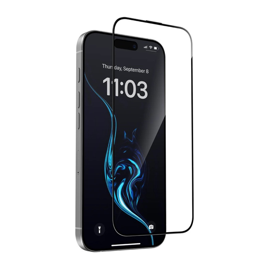 Глянцевое защитное стекло Benks Ultra Shield HD для iPhone 14 Pro, 15 и 16