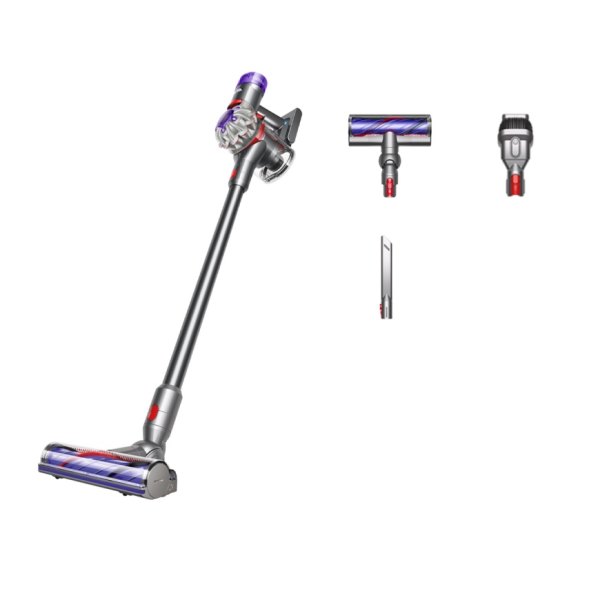 Беспроводной вертикальный пылесос Dyson V8 Advanced (SV25) (Silver/Nickel) (2021)