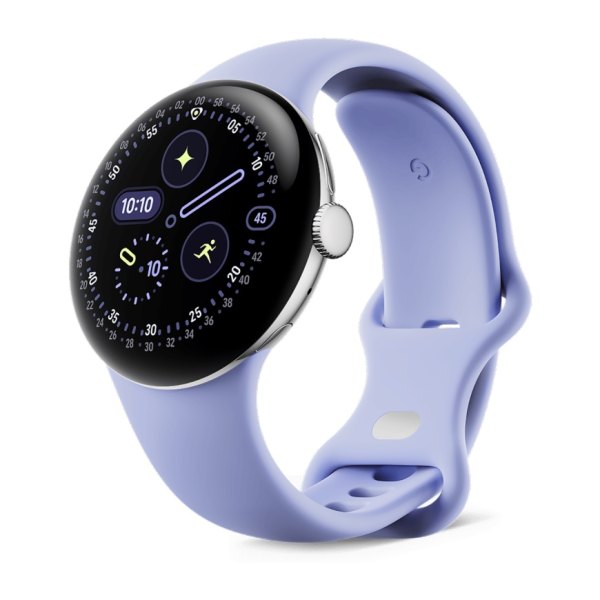 Умные часы Google Pixel Watch 4, 41 мм, Wi-Fi, ремешок цвета «голубой ирис»